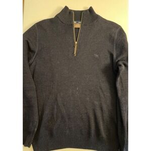 Rodd & Gunn Merino Wool Quarter-Zip Pullover Sweater Mens M Hiking Trail Outdoor